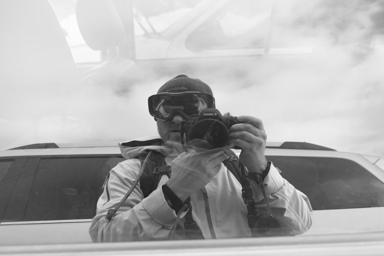 Self portrait of photographer