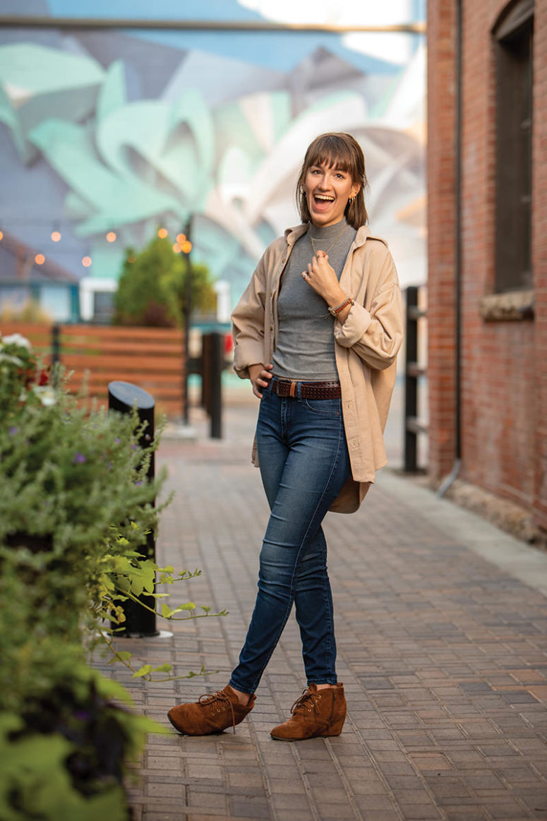 senior portrait photography old town fort collins