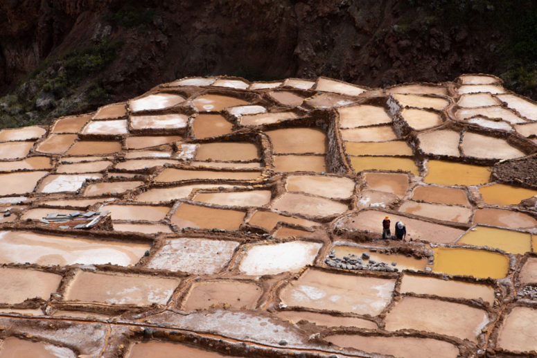 Maras salt mines Peru