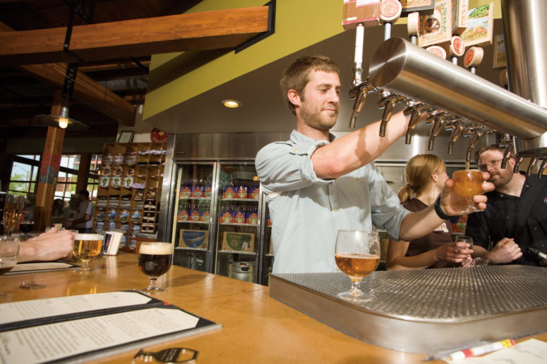 bartender at New Belgium