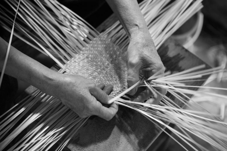 travel photography weaver's hands thailand