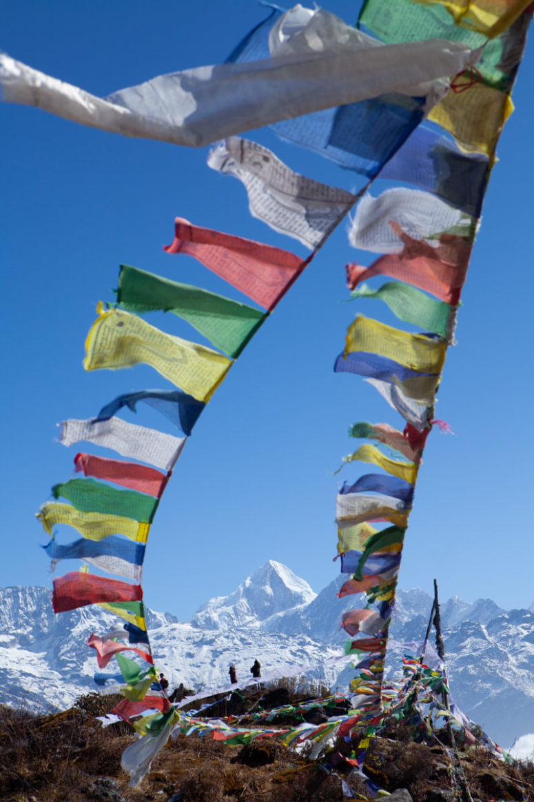 travel photographer nepal prayer flags