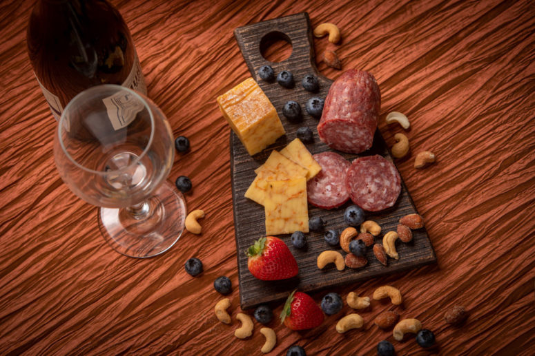 food photography cheese wine